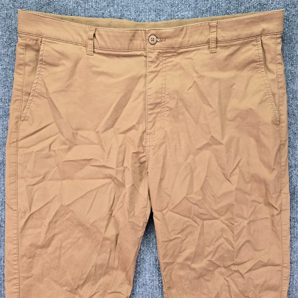 Footjoy Golf Pants Mens 38x30 (38x29) Brown Khaki Performance Stretch Chino